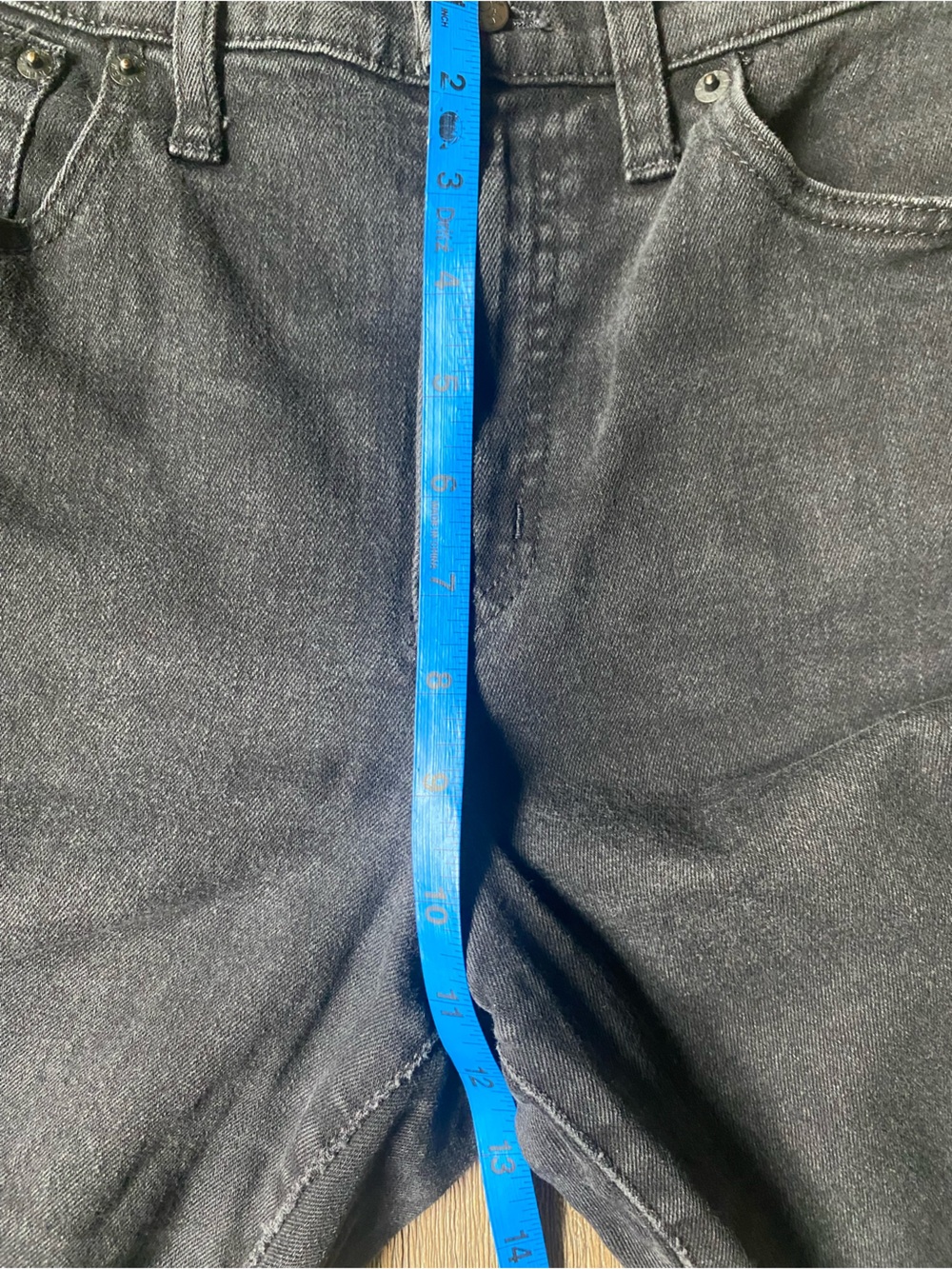 J. Crew Black Essential Straight Leg Jean, Size 29 - Picture 6 of 8